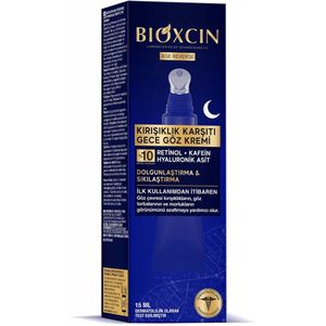 Bioxcin - Anti-rimpel oog crème - Age Reverse anti-rimpel nachtoogcrème 30 ml - Anti rimpel - oog crème - nacht Crème