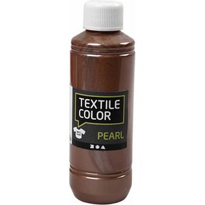 Textile Color, bruin, pearl, 250 ml