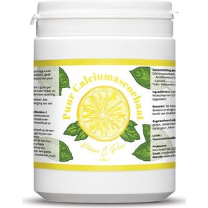 Calcium Ascorbaat Poeder - 1kg - Gebufferde Vitamine C Supplement - Goed opneembaar - Kala Health