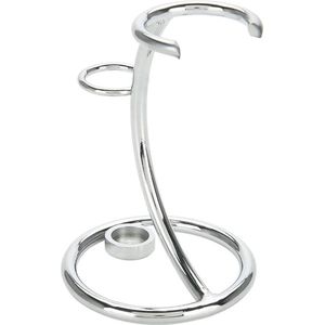 Luvetrex ® Stijlvolle Metalen Houder voor Scheerkwast en Scheermes met Elegant Ontwerp