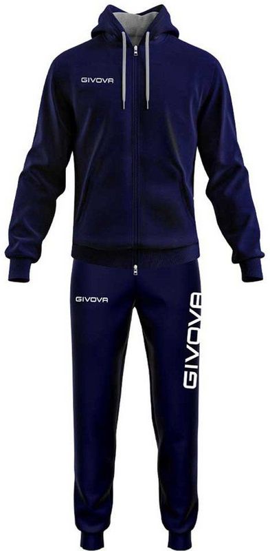 Givova - King Cotone Terry - Trainingspak - Rood - Blauw - Katoen
