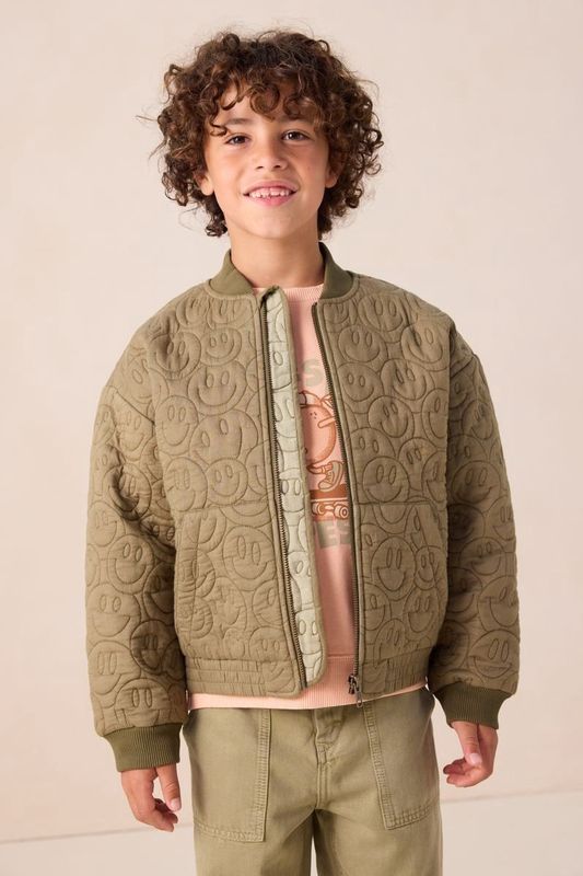 Sissy-Boy - Bomber Jack - Donkergroen - Met Smileys