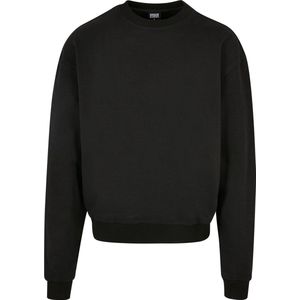 Mannen - Heren - Menswear - Extra dik - Extra zacht - Dikke kwaliteit - Modern - Streetwear - Urban - Casual - Crewneck - Sweater - Ultra Heavy - Crewstyle zwart