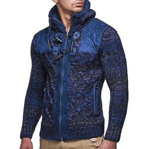 Heren Vest Jas met Capuchon – Stijlvolle Gebreide Mode