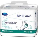 Hartmann - Molicare - Rectangular - 20 x 40 cm - Absorberend Kompres - Pak van 50