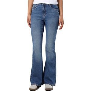 Noisy May - Nmkareen Hw Flare Leg - Jeans - Medium Blue Denim