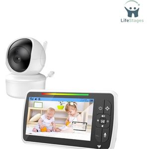 LifeStages - Babyfoon Met Camera Bestverkocht - Babyfoon Met Camera - Infrarood Nachtzicht