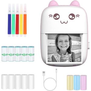 Mini Draadloze Fotoprinter - Thermische Printer voor Notities en Dagboeken