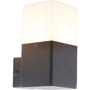QAZQA denmark - Moderne Wandlamp voor buiten - 1 lichts - D 11.1 cm - Wit - Buitenverlichting