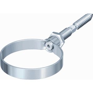 FLAM eenbandsbeugel BM-HK, staal, grijs, uitw buisdiam 44.5mm