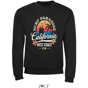 Sweatshirt 2-170 Surf Paradise California West Coast - Zwart, xxL