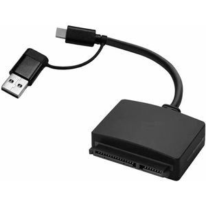 EGoods - Type-C naar SATA-adapterkabel voor 2,5 inch externe harde schijf, snelle overdracht voor SSD - USB 3.0