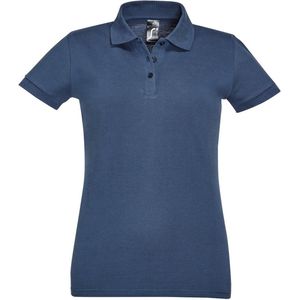 SOLS Dames/dames Perfect Pique Poloshirt met korte mouwen (Denim)