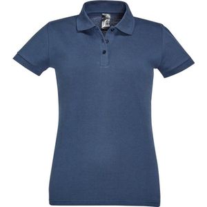 SOLS Dames/dames Perfect Pique Poloshirt met korte mouwen (Denim)