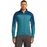 Icebreaker Merino Blend 300 Realfleece™ Descender Sweatshirt Met Rits Blauw S Man