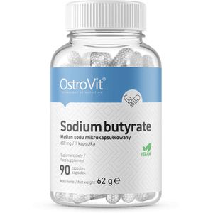Supplementen - Sodium Butyrate - Natriumbutyraat - Vegan - 90 Capsules - Ostrovit