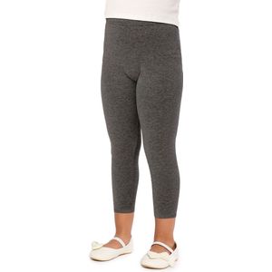 Merry Style MS-MS10-131-LE Meisjes Leggings - Sport - Vrijetijdsbroek - Lang- Viscose - Sporbroek - Yogabroek - Donkermelange - 158