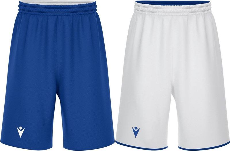 Macron - X500 Reversible Short - Korte Broek - Royal / Wit