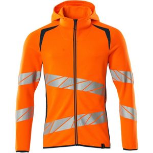 Mascot Accelerate Safe Capuchontrui met rits 19284-781 - hi-vis oranje/donkerpetrol - 5XL