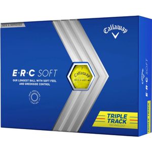 Callaway ERC Soft 2023 Triple Track Golfballen - Geel - 12 Stuks