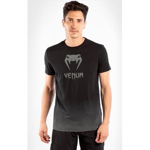 Venum Classic T-shirt Zwart Donkergrijs maat L