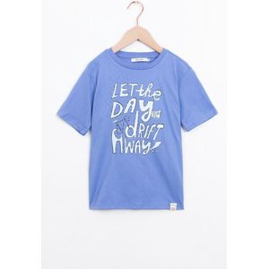 Sissy-Boy - Blauw oversized T-shirt met print