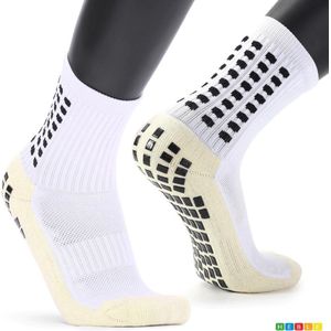 *** Gripsokken Wandelen/Voetbal/Tennis/Hardlopen/Handbal/Sporten/Fitness - Wit - Anti Blaren - Compressie - Prestatieverhogend - van Heble® ***