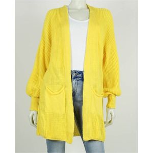 Vest - Lady - Middellang - Geel - One Size (Maat 38 t/m 40/42)