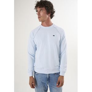 Felix Hardy Sweater Met Ronde Hals - Trui Katoen Heren Babyblauw - L