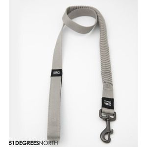 51 Degrees North - Wanderful - Leash - Nylon - Bungee - Light Grey - 120x1,8cm