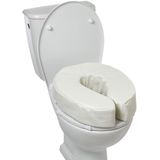 Sundo - Toiletverhoger - Wit - Gewatteerd - 10 cm