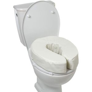 Sundo - Toiletverhoger - Wit - Gewatteerd - 10 cm