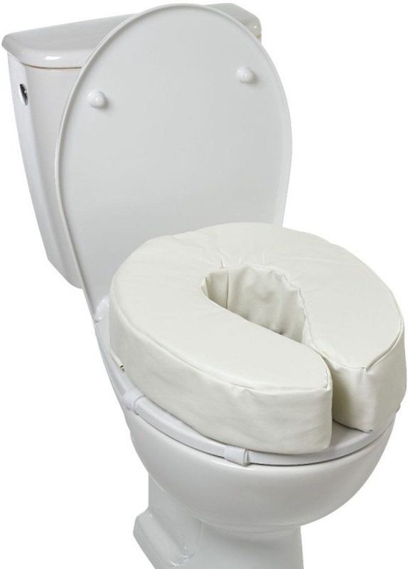 Sundo - Toiletverhoger - Wit - Gewatteerd - 10 cm