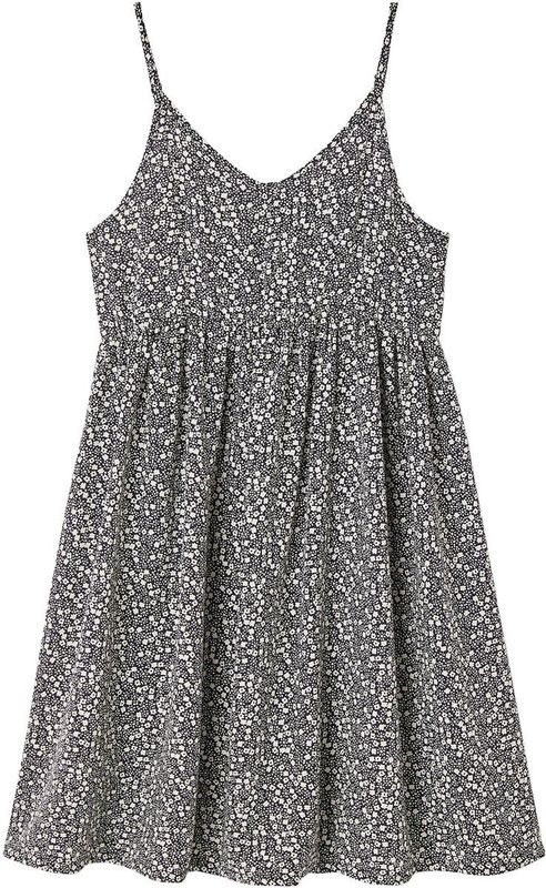 Jonen - Jurk - Bloemenmotief - Met Schouderbandjes