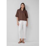 s.Oliver - Harembroek - Linnenmix - Casual Toelopende Pijp - Elastische Tailleband