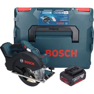 Bosch GKM 18V-50 Professionele accu metaalcirkelzaag 18 V 136 mm ( 06016B8001 ) Koolborstelloos + L-Boxx - zonder accu, zonder oplader