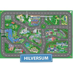 Speelkleed Hilversum City-Play - Autokleed - Verkeerskleed - Speelmat Hilversum