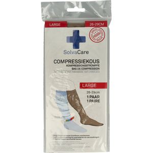 Solvacare Compressiekous L Beige