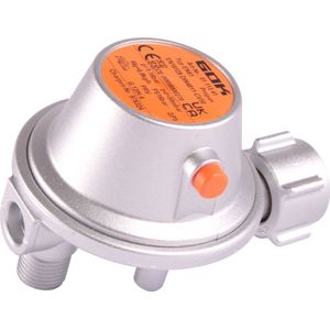 GOK Drukregelaar Haaks 50mb DIN x 1/4L