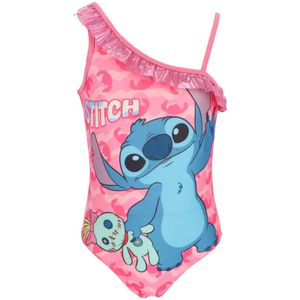 Lilo & Stitch Badpak - Scrump - Roze - Maat 5/6 Jaar