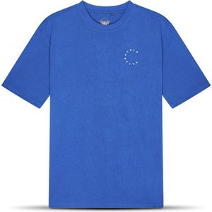 Catenaccio T-shirt Blue - Maat XL - Oversized Heren T-shirt - Heavy cotton T-shirt - By FC Kluif