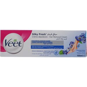 Voordeelverpakking 4 X Veet Cream 100ml Sensitive(FR/ARA/NL) VEET04-E