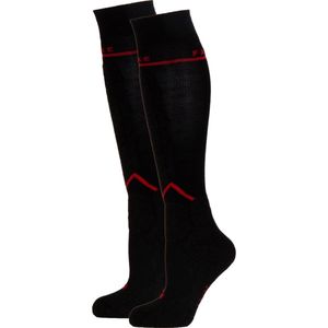 Falke Wintersportsokken - Maat 39-41 - Mannen - zwart/grijs/rood
