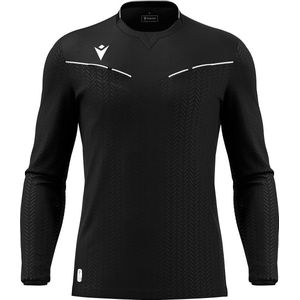 Macron - Ponnet Eco - Scheidsrechtersshirt - Zwart - Lange Mouw