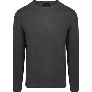 Steppin' Out Trui Merinowol Antraciet - Maat S - Heren - Pullovers