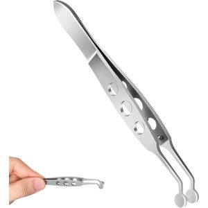 Zeynomax - Meibomian Klier Massage Gereedschap Chalazion Remover Ooglid Pincet - Inclusief Meibom Expressor Tip voor Wimper Massage - Ooglid Massage Pincet - Verlicht Oogklachten Met Gemak