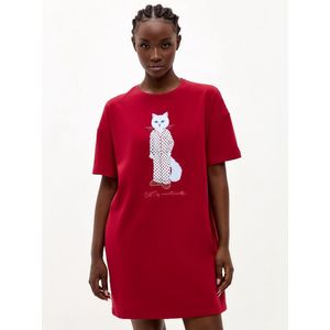 Cat by maniita lacitta Geprint oversized T-shirt - Pajamas Cat