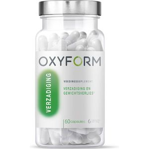 Oxyform I eetlust onderdrukkende en gewichtsverlies natuurlijk I 60 Capsules I Voedingssupplement I Konjac glucomannaan spirulina I Verzadigings- & Afslankkuur I Anti-oxidant I Gemaakt in Belgium