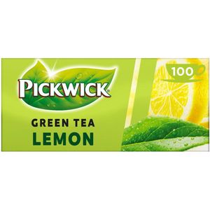 Pickwick drank: Theezakje 2 gr groene thee lemon pk 100