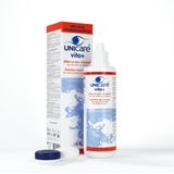 Unicare Vita+ contactlensvloeistof – 250 ml – Voor zachte contactlenzen – Inclusief lenshouder